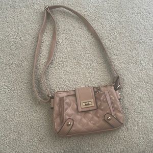 Beige crossbody bag